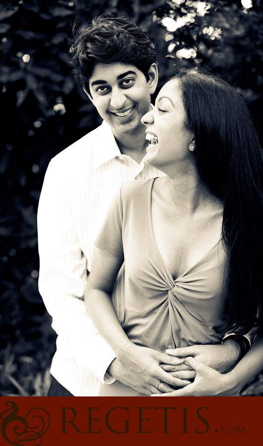 Soumya & Tejus Engagement photo by Regetis Photography