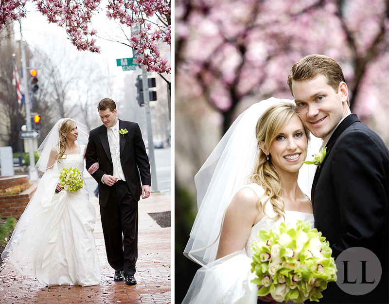 Park Hyatt Washington DC Wedding spring cherry blossom