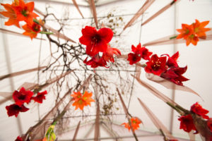 Volt-Restaurant-Wedding-Enmasse-floral-suspended-flowers-tent