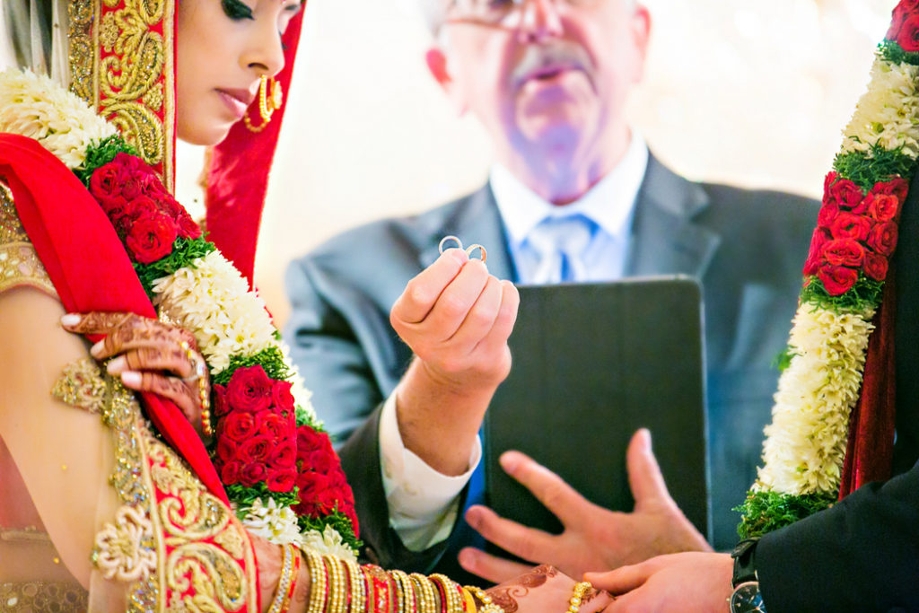 indian fusion wedding Washington DC Mayflower Hotel interfaith ceremony