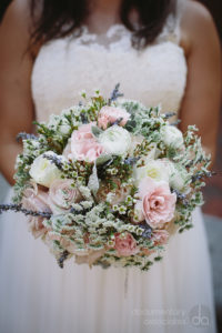 blush pink white soft romantic bridal bouquet Davincis florist