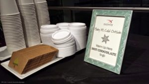 hot chocolate to go station winter party corporate washington dc