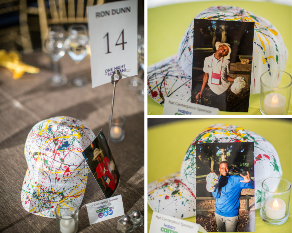 splatter-paint-hat-centerpieces